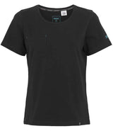 Regatta Ladies Ada Cotton Stretch T-Shirt | Black thumbnail 3
