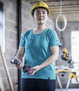 Regatta Ladies Ada Cotton Stretch T-Shirt | Wilderness Green thumbnail 1