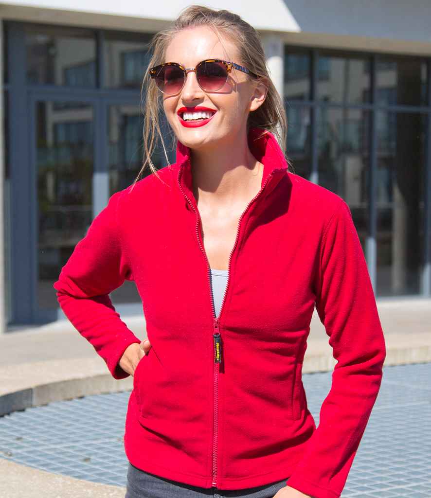 Result Ladies Horizon High Grade Micro Fleece Jacket | Cardinal Red