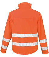 Result Safe-Guard Hi-Vis Soft Shell Jacket | Fluorescent Orange thumbnail 3