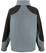 Result Work-Guard Hooded Soft Shell Jacket | Grey/Black thumbnail 3