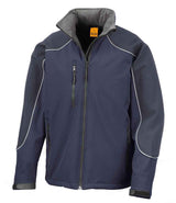 Result Work-Guard Hooded Soft Shell Jacket | Navy/Navy thumbnail 2