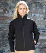 Result Ladies Classic Soft Shell Jacket | Black thumbnail 1