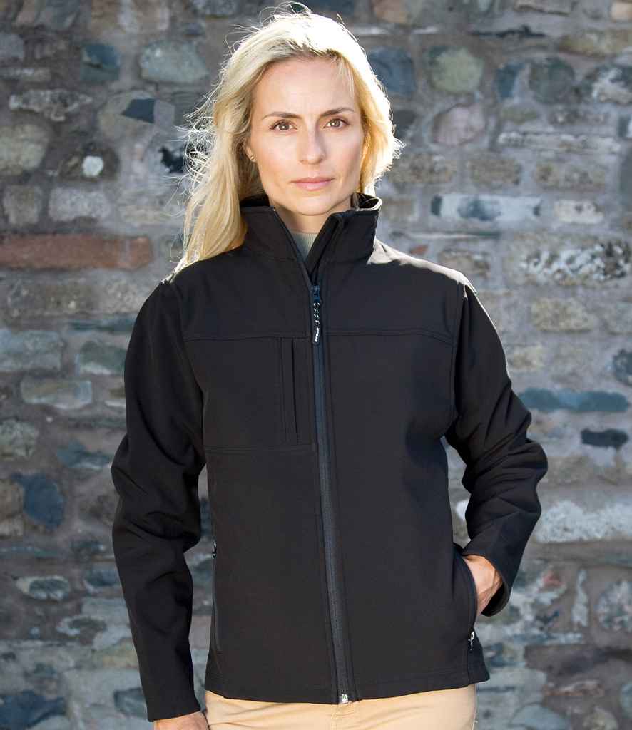 Result Ladies Classic Soft Shell Jacket | Black