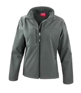 Result Ladies Classic Soft Shell Jacket | Grey thumbnail 2