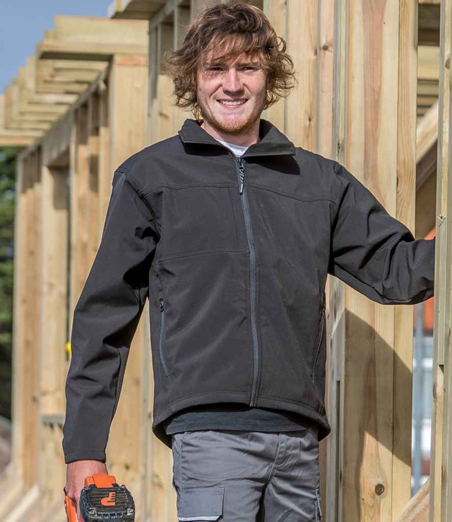 Result Classic Soft Shell Jacket | Workguard Grey