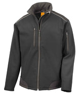 Result Work-Guard Ripstop Soft Shell Jacket | Black/Black thumbnail 2