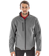 Result Work-Guard Ripstop Soft Shell Jacket | Grey/Black thumbnail 1