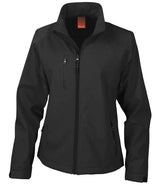 Result Ladies Base Layer Soft Shell Jacket | Black thumbnail 2