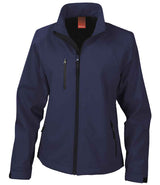 Result Ladies Base Layer Soft Shell Jacket | Navy thumbnail 3
