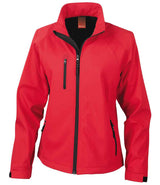 Result Ladies Base Layer Soft Shell Jacket | Red thumbnail 2