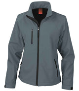 Result Ladies Base Layer Soft Shell Jacket | Silver Grey thumbnail 2