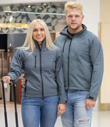 Result Ladies Base Layer Soft Shell Jacket | Silver Grey thumbnail 1