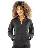 Result Core Ladies Soft Shell Jacket | Black thumbnail 1