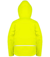 Result Core Kids TX Performance Hooded Soft Shell Jacket | Neon Yellow thumbnail 2