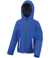 Result Core Kids TX Performance Hooded Soft Shell Jacket | Royal Blue/Navy thumbnail 2