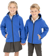 Result Core Kids TX Performance Hooded Soft Shell Jacket | Royal Blue/Navy thumbnail 1