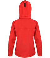 Result Core Ladies Hooded Soft Shell Jacket | Red/Black thumbnail 3