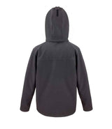 Result Core Hooded Soft Shell Jacket | Black/Grey thumbnail 3