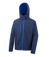 Result Core Hooded Soft Shell Jacket | Navy/Royal Blue thumbnail 2