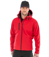 Result Core Hooded Soft Shell Jacket | Red/Black thumbnail 1