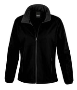 Result Core Ladies Printable Soft Shell Jacket | Black/Black thumbnail 2