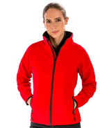 Result Core Ladies Printable Soft Shell Jacket | Red/Black thumbnail 1