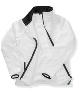 Result Core Ladies Printable Soft Shell Jacket | White/Black thumbnail 4