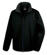 Result Core Printable Soft Shell Jacket | Black/Black thumbnail 2