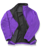 Result Core Printable Soft Shell Jacket | Purple/Black thumbnail 4