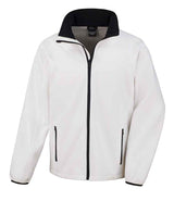 Result Core Printable Soft Shell Jacket | White/Black thumbnail 2