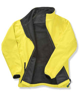 Result Core Printable Soft Shell Jacket | Yellow/Black thumbnail 3