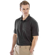 Result Work-Guard Apex Pocket Piqué Polo Shirt | Black thumbnail 3