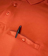 Result Work-Guard Apex Pocket Piqué Polo Shirt | Orange thumbnail 5