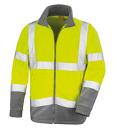 Result Safe-Guard Hi-Vis Micro Fleece Jacket | Fluorescent Yellow thumbnail 2