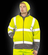 Result Safe-Guard Hi-Vis Micro Fleece Jacket | Fluorescent Yellow thumbnail 1