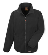 Result Work-Guard Heavy Duty Micro Fleece Jacket | Black thumbnail 2
