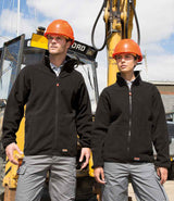 Result Work-Guard Heavy Duty Micro Fleece Jacket | Black thumbnail 1