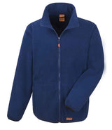 Result Work-Guard Heavy Duty Micro Fleece Jacket | Navy thumbnail 2
