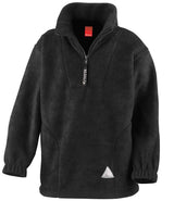 Result Kids/Youths Zip Neck Polartherm™ Fleece | Black thumbnail 2