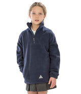 Result Kids/Youths Zip Neck Polartherm™ Fleece | Navy thumbnail 1
