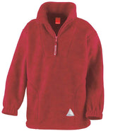 Result Kids/Youths Zip Neck Polartherm™ Fleece | Red thumbnail 2