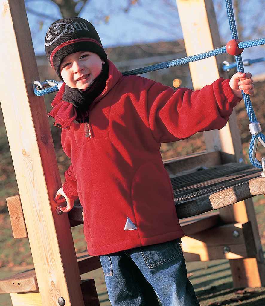 Result Kids/Youths Zip Neck Polartherm™ Fleece | Red