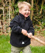 Result Kids/Youths Polartherm™ Fleece Jacket | Black thumbnail 2