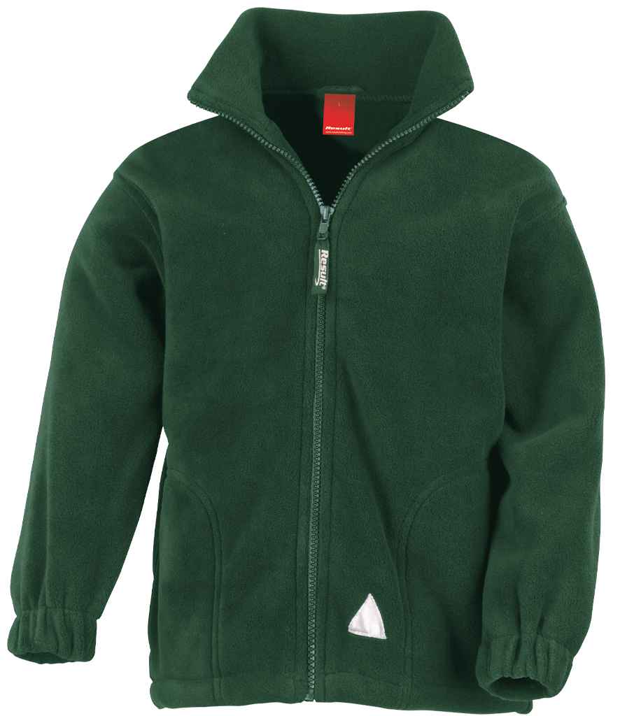 Result Kids/Youths Polartherm™ Fleece Jacket | Forest Green