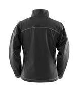 Result Work-Guard Ladies Treble Stitch Soft Shell Jacket | Black thumbnail 4