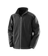 Result Work-Guard Treble Stitch Soft Shell Jacket | Black thumbnail 3