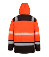 Result Safe-Guard Extreme Tech Printable Safety Soft Shell  Jacket | Fluorescent Orange/Black thumbnail 4