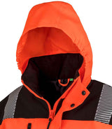 Result Safe-Guard Extreme Tech Printable Safety Soft Shell  Jacket | Fluorescent Orange/Black thumbnail 7