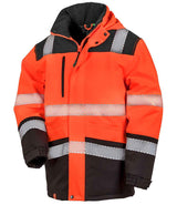 Result Safe-Guard Extreme Tech Printable Safety Soft Shell  Jacket | Fluorescent Orange/Black thumbnail 3